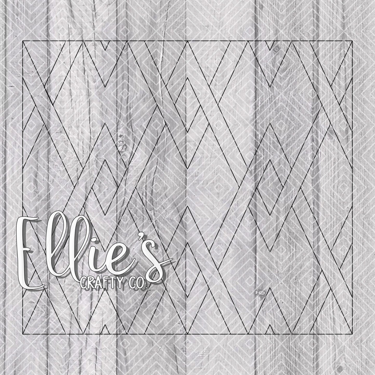Linked Diamonds Collection Template for Straight Tumblers V2