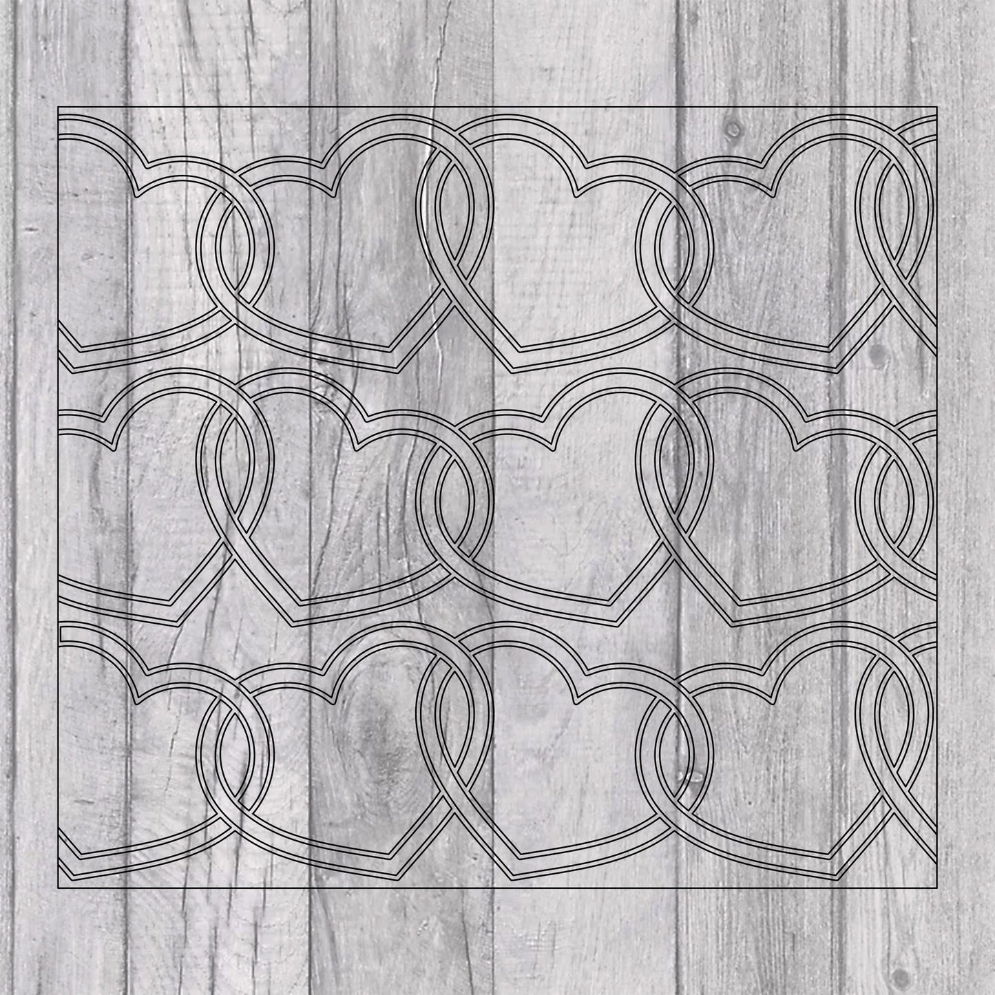 Linked Love Valentines Template for Straight Tumblers