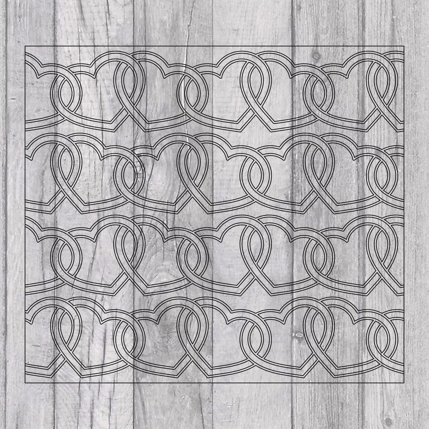 Linked Love Valentines Template for Straight Tumblers