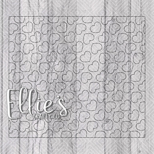 Love Stipes Valentines Template for Straight Tumblers