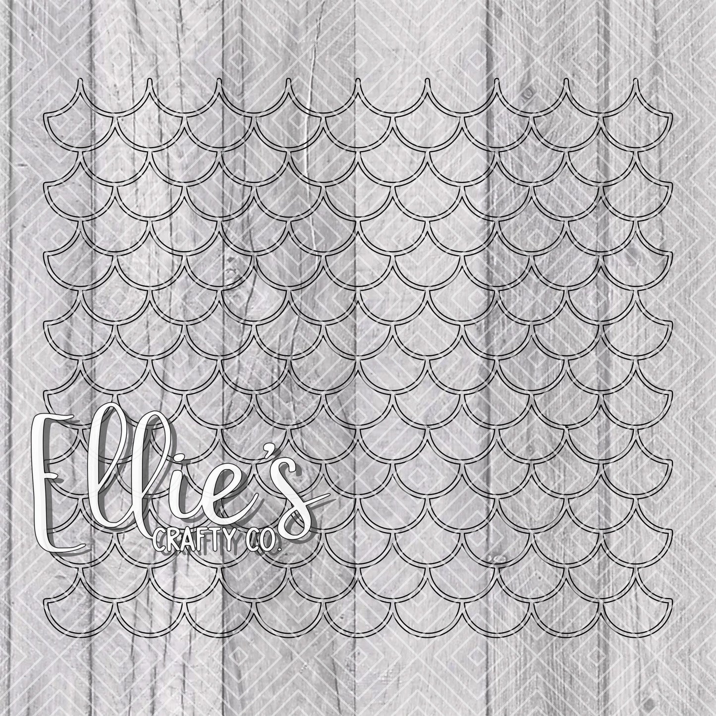 Mermaid and Dragon Template for Straight Tumblers