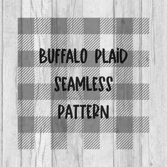 Buffalo Plaid Seamless Pattern PNG, SVG and Studio3 Files