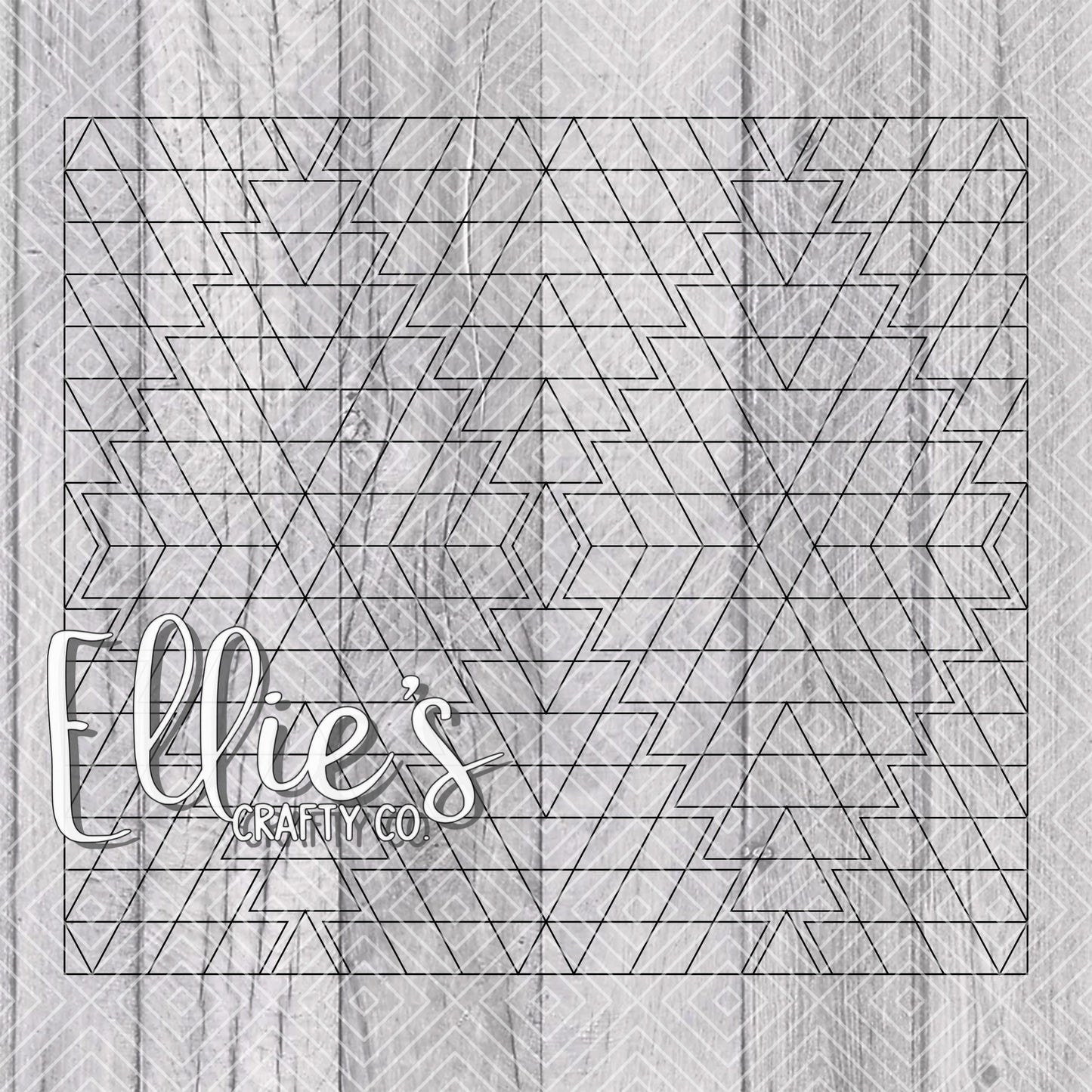 Southwestern V2 Collection Template for Straight Tumblers