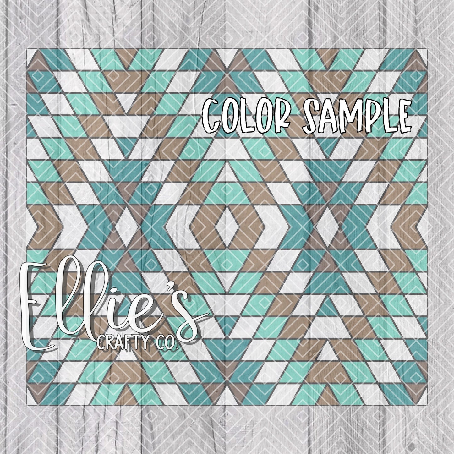 Southwestern V2 Collection Template for Straight Tumblers