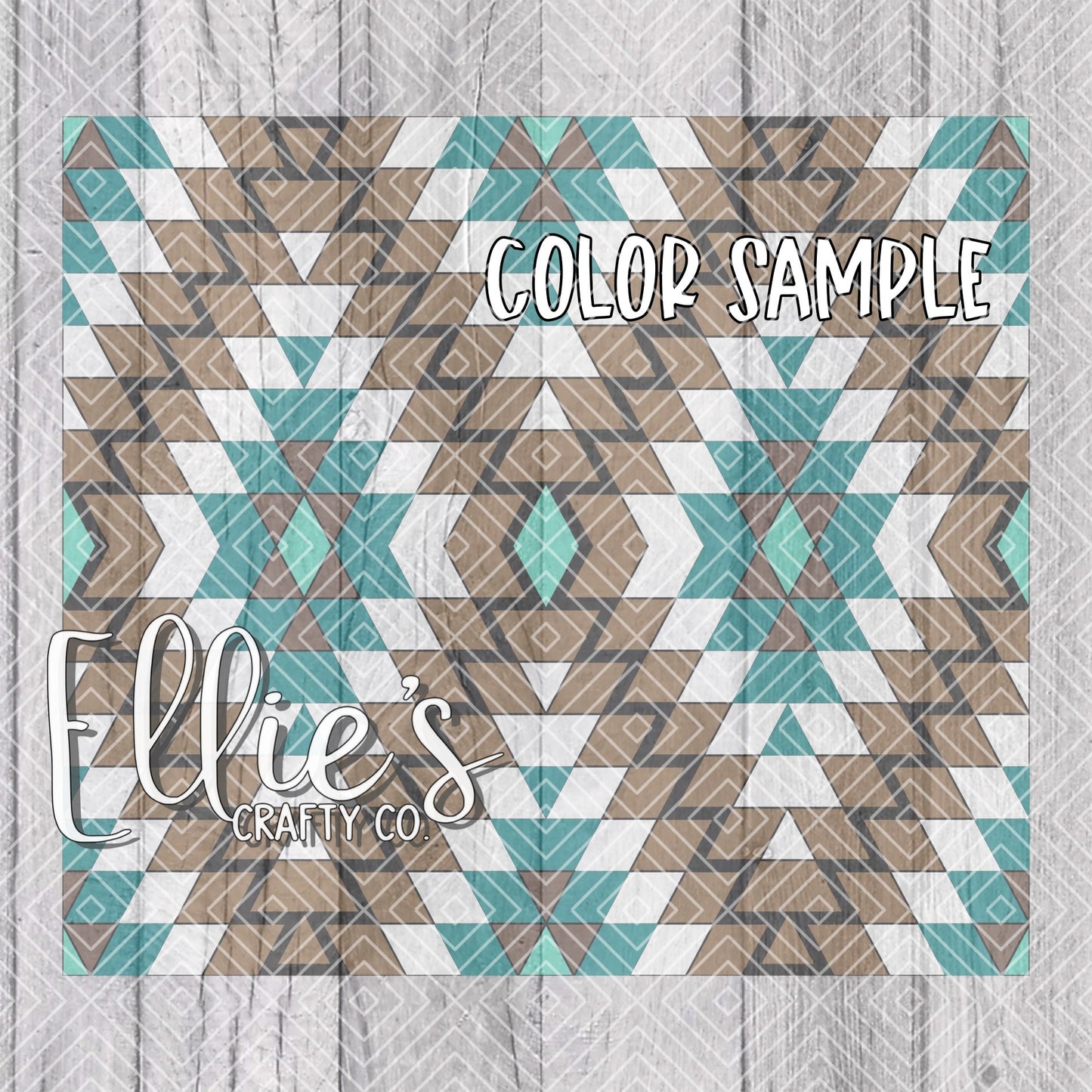 Southwestern V2 Collection Template for Straight Tumblers
