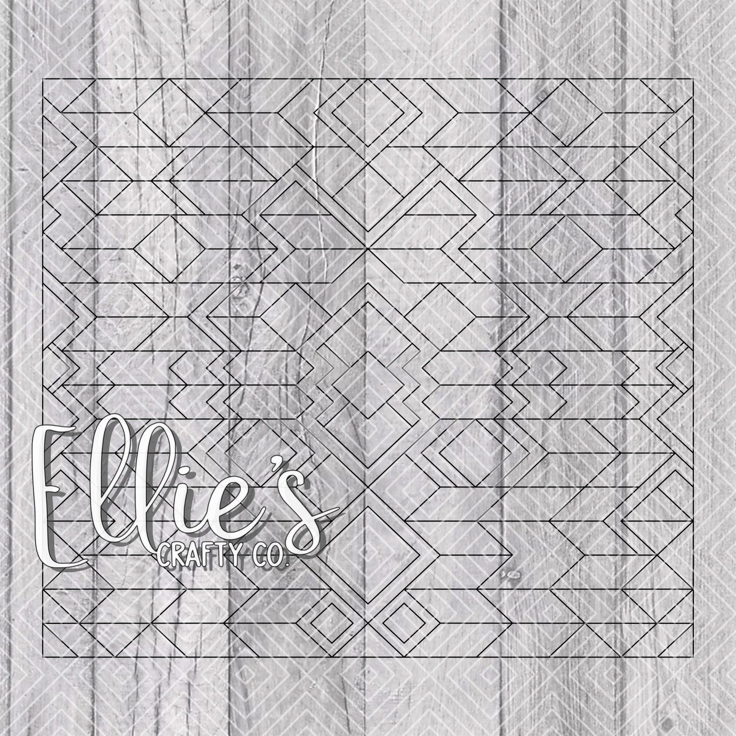 Southwestern V4 Template for Straight Tumblers