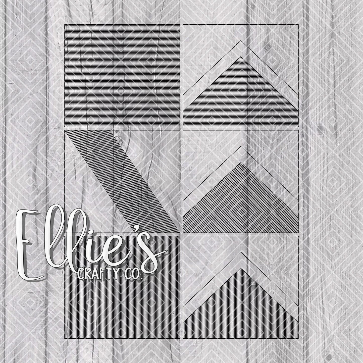 Sarape Template for Straight Tumblers