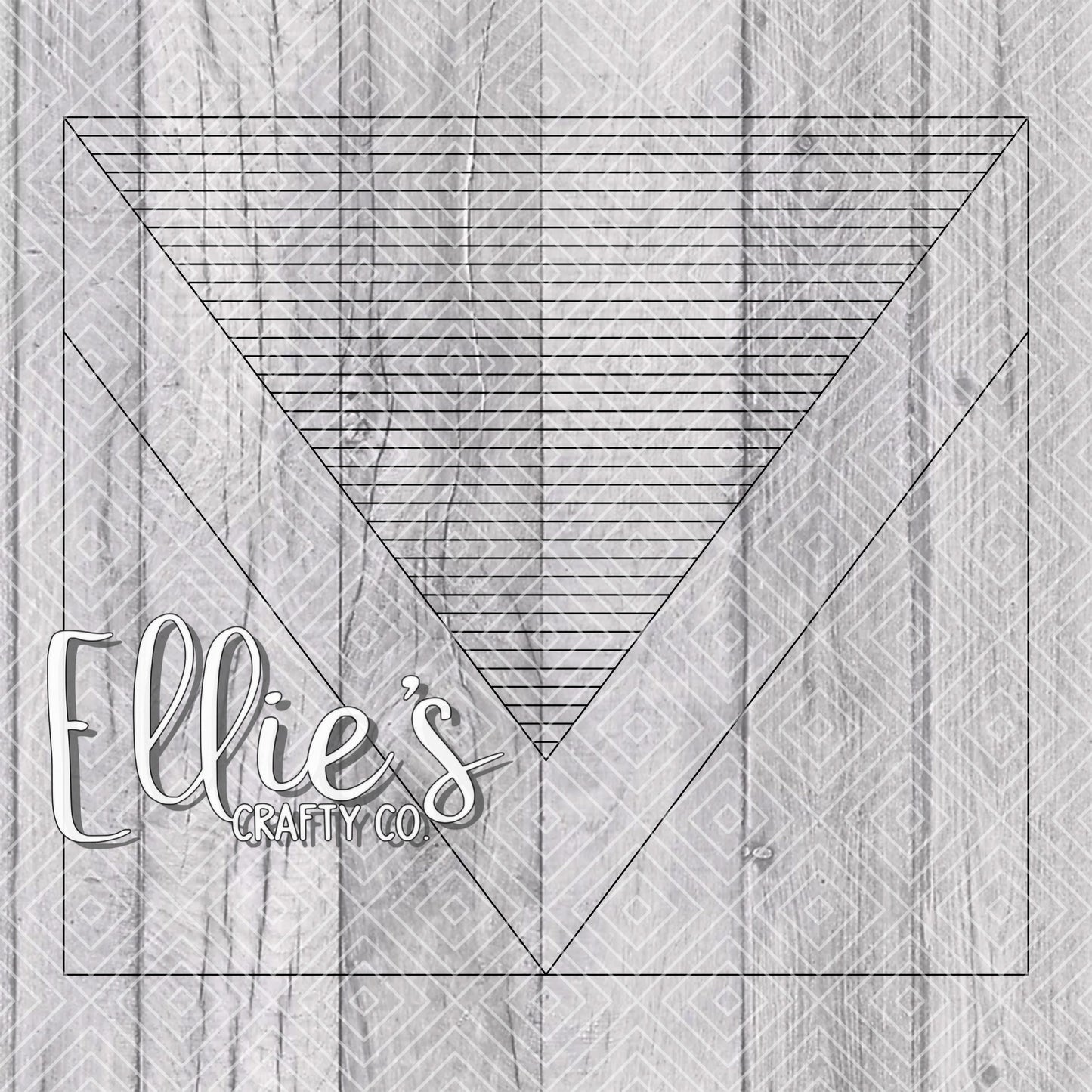 Striped VSplit Template for Straight Tumblers