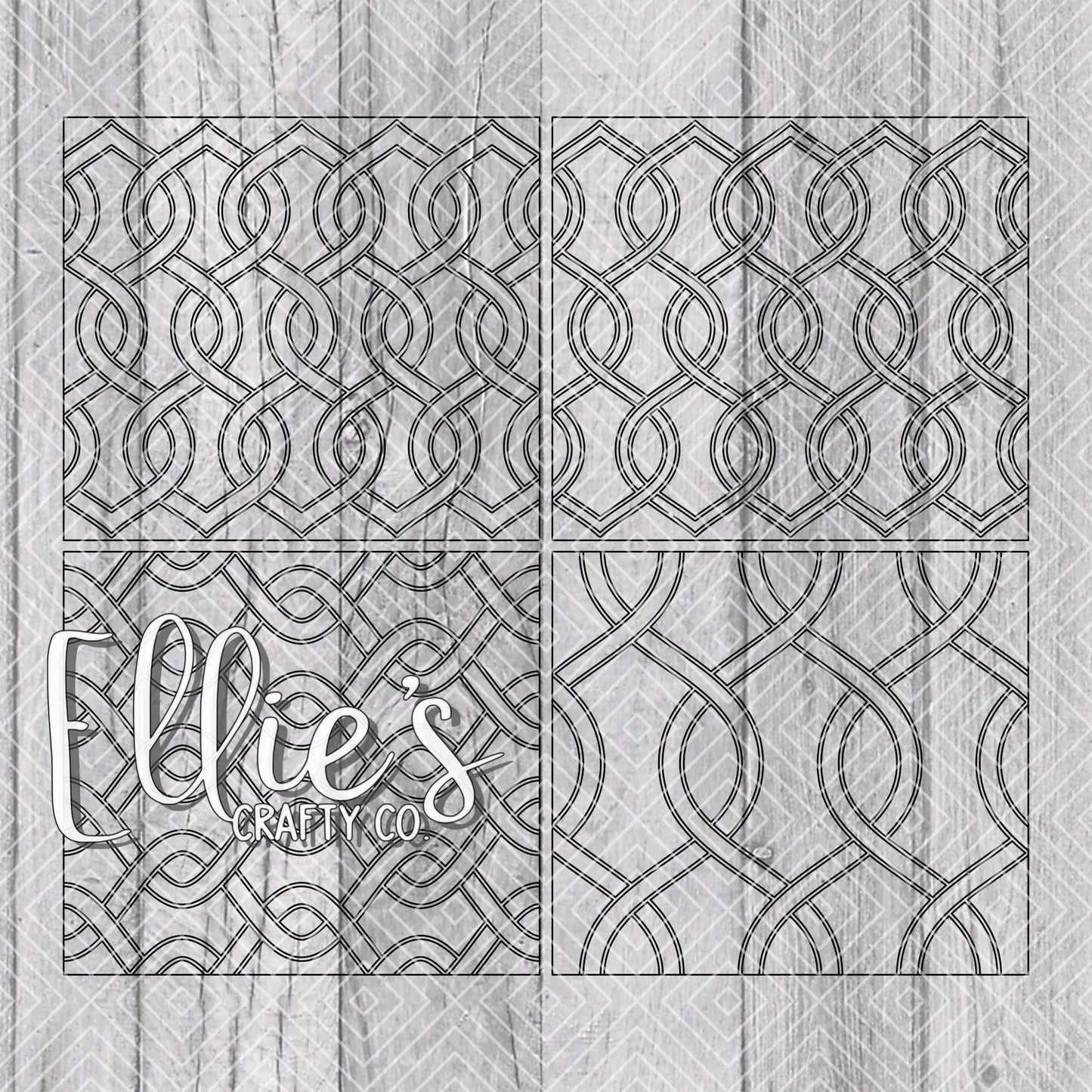 Tangled Collection Template for Straight Tumblers