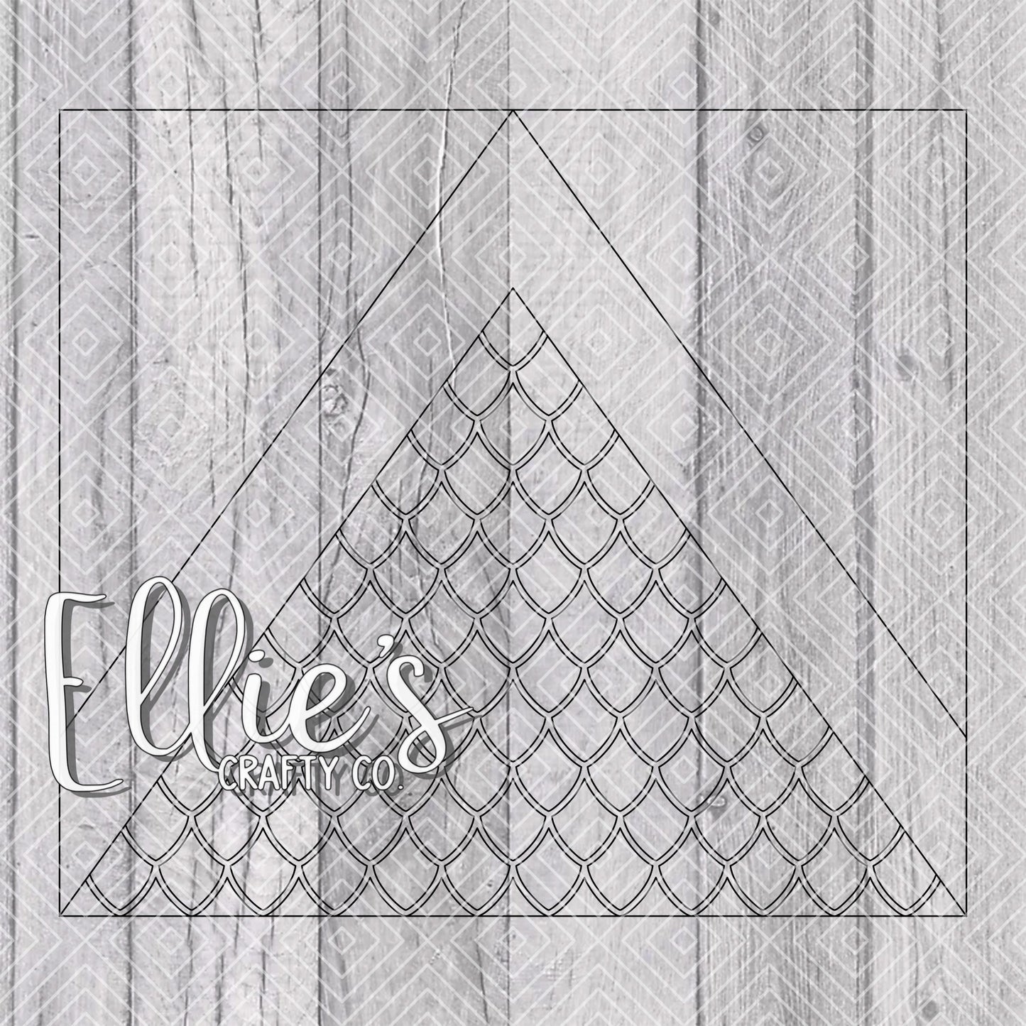 Dragon V Split Template for Straight Tumblers