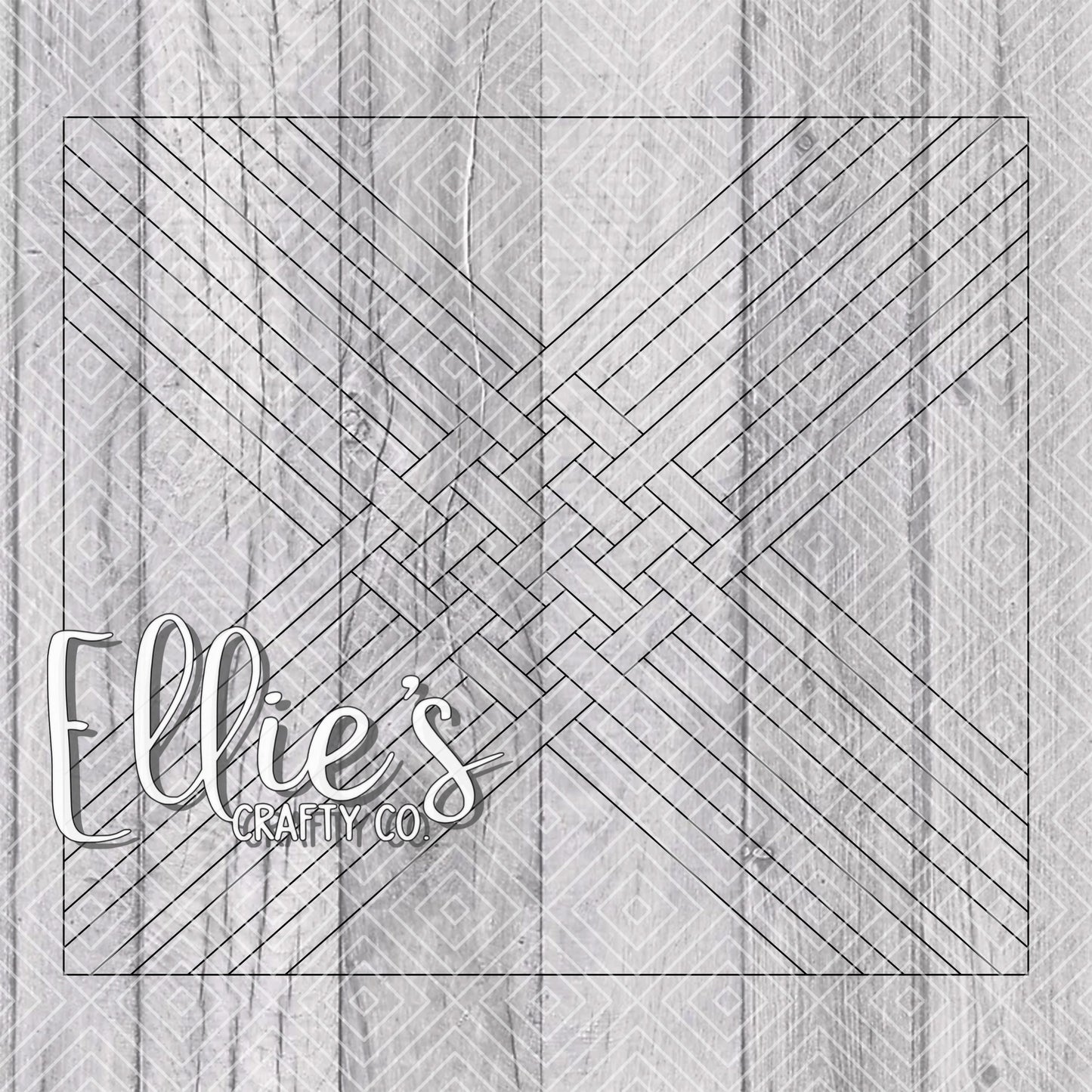 Weaved Bouji X Collection Template for Straight Tumblers