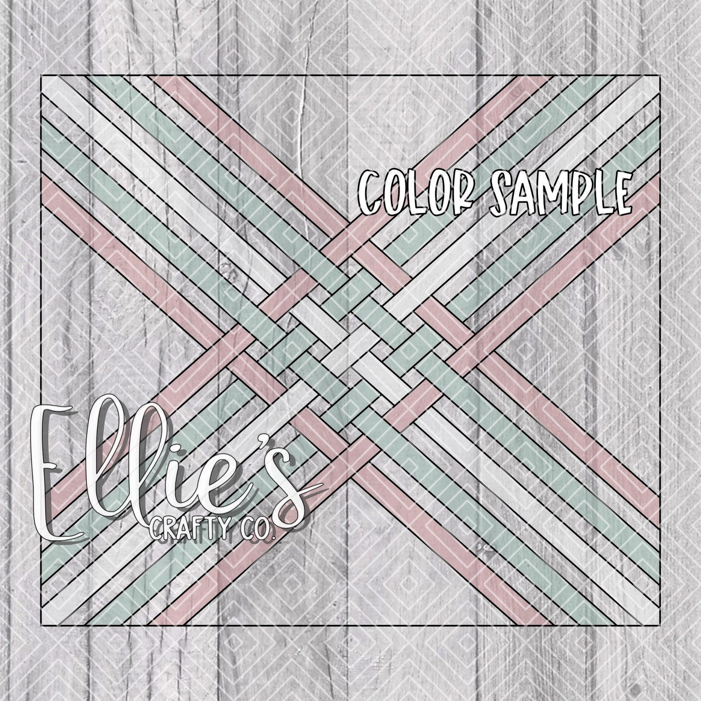 Weaved Bouji X Collection Template for Straight Tumblers