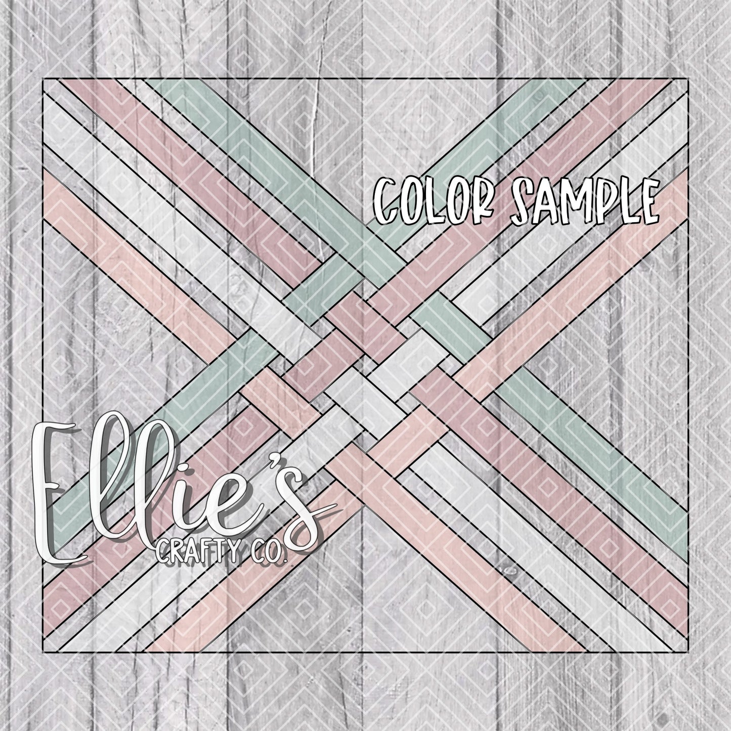 Weaved Bouji X Collection Template for Straight Tumblers