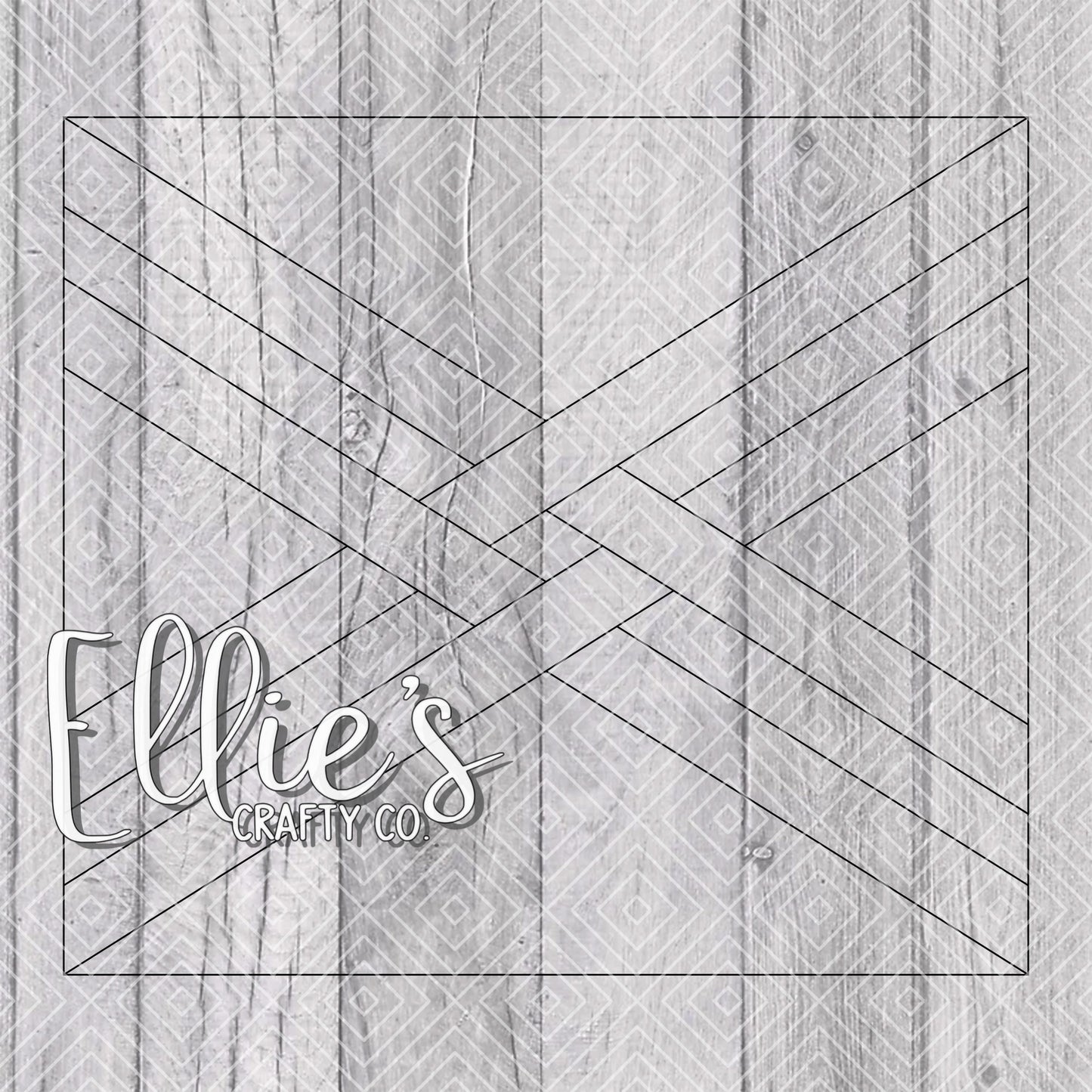 Weaved Bouji X Collection Template for Straight Tumblers