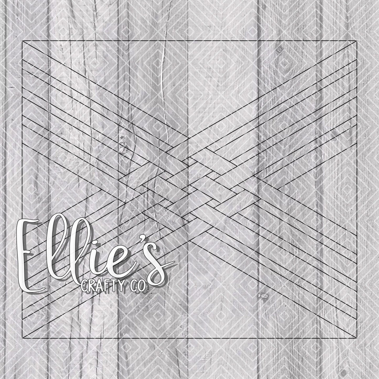 Weaved Bouji X Collection Template for Straight Tumblers