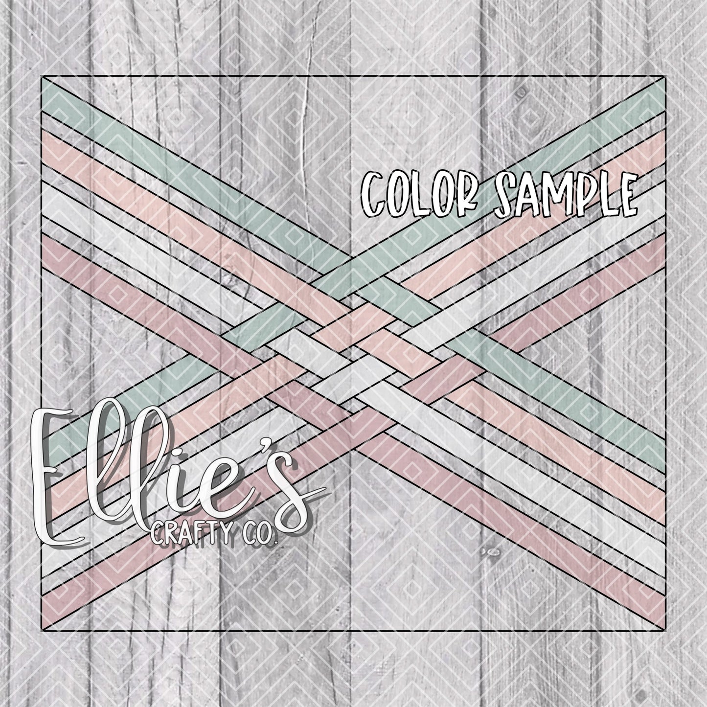 Weaved Bouji X Collection Template for Straight Tumblers
