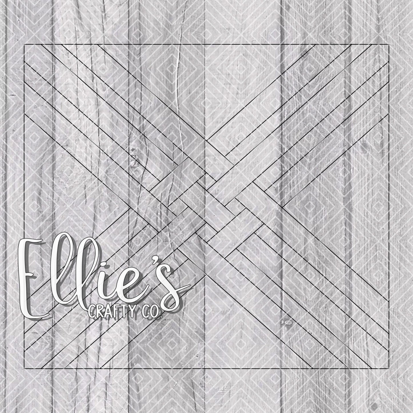 Weaved Bouji X Collection Template for Straight Tumblers