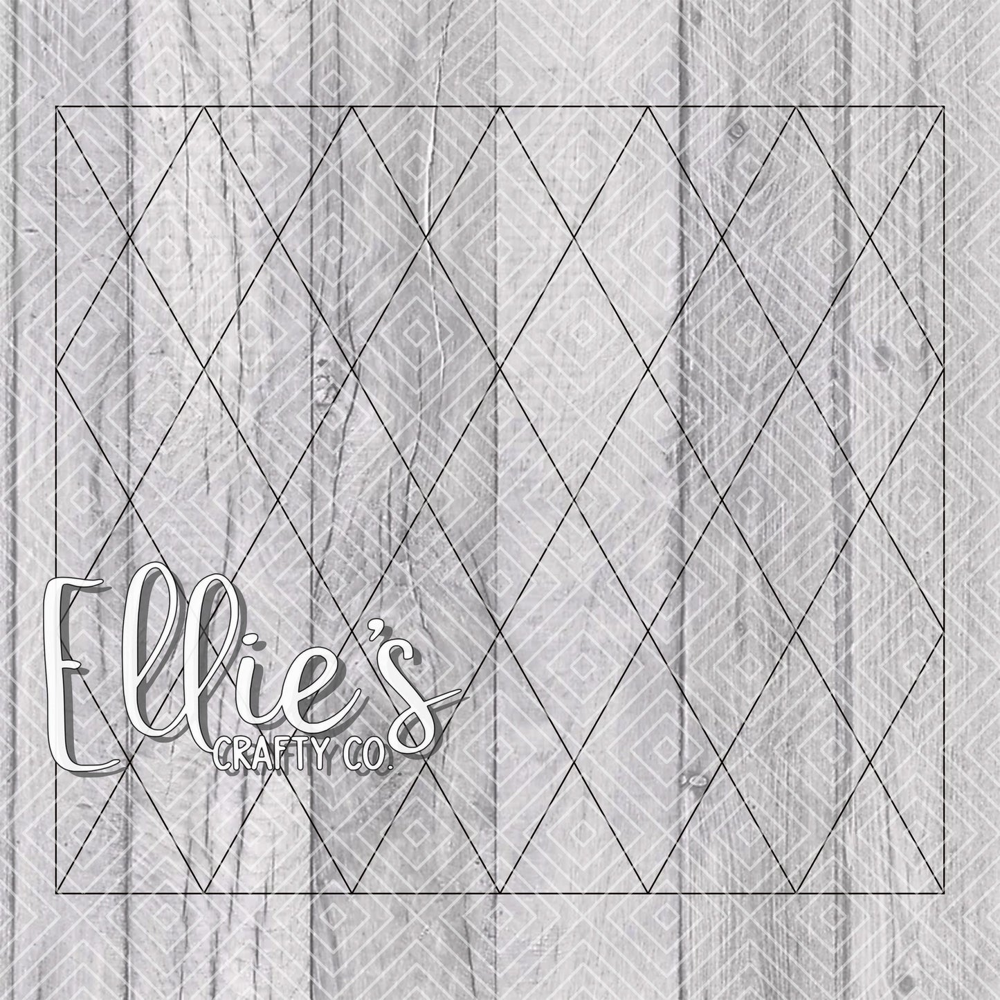 Argyle Template for Straight Tumblers