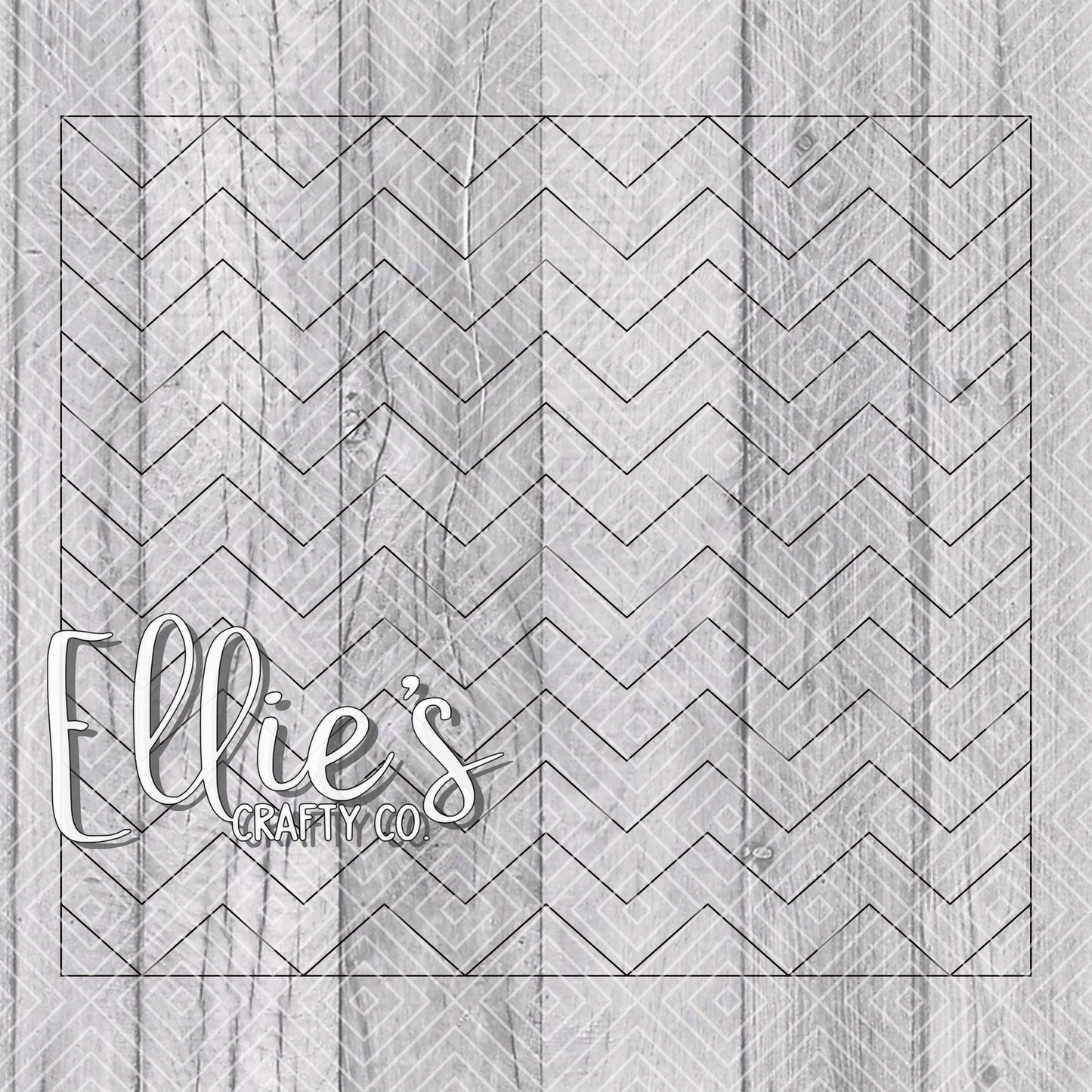 Chevron Template for Straight Tumblers