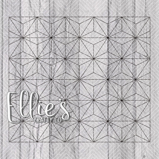 Tetrahedron Template for Straight Tumblers