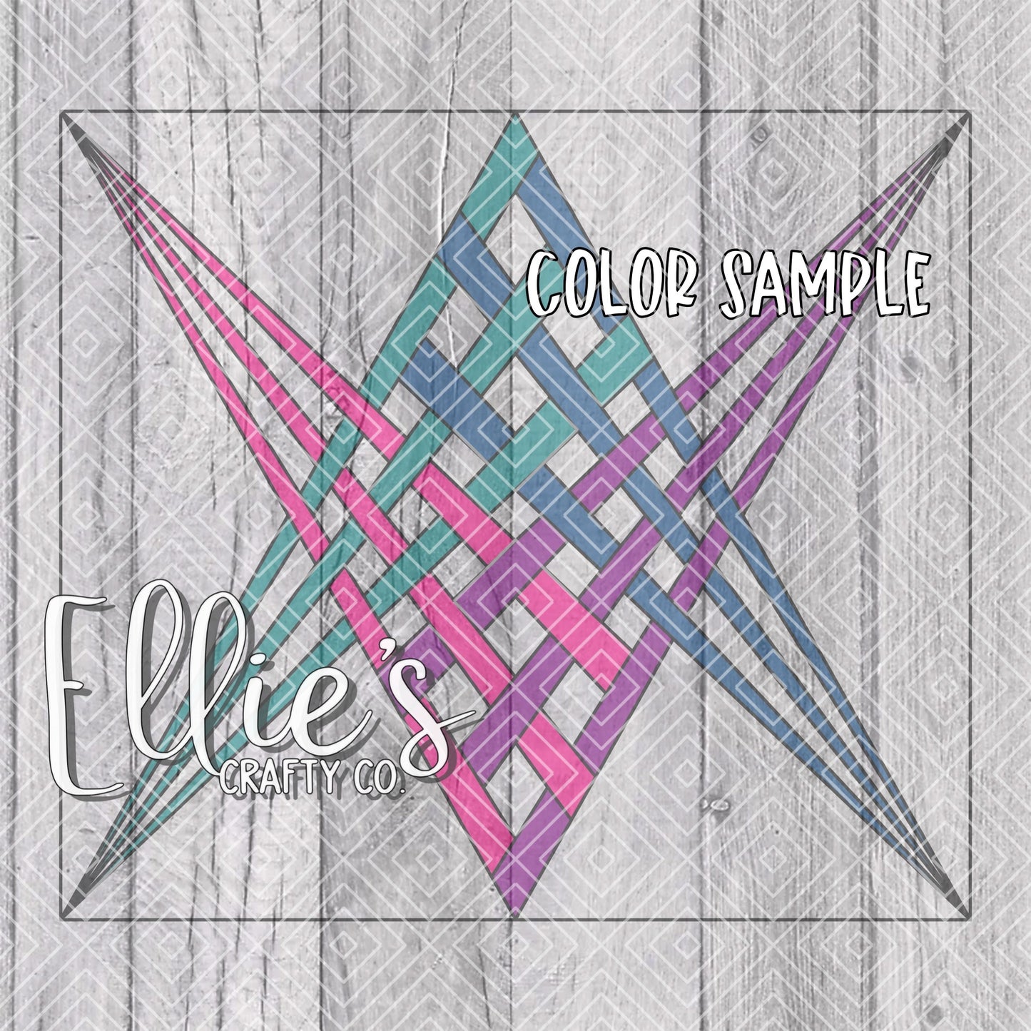 Weaved Hammock Template for Straight Tumblers