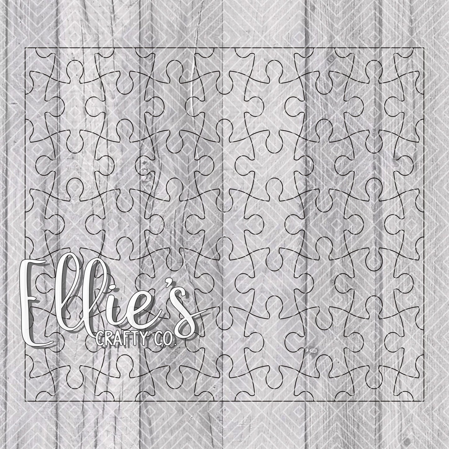 Puzzle Template for Straight Tumblers