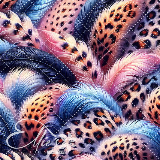 Feathered Leopard V2 10 Digital Images (Not Seamless)