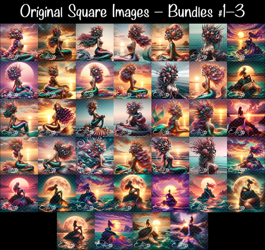 All Mermaids Bundles #1-3 70+ Digital Images (Not Seamless)