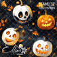 Fall Theme Halloween - 10 Tiled Pattern Digital Images (Seamless) - 11 Pen Wraps (Seamless)