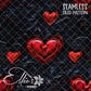 Tooled Leather Hearts - 25 Tiled Pattern Digital Images (Seamless)