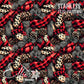 Leopard Christmas - 14 Tiled Pattern Digital Images (Seamless)