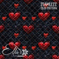 Tooled Leather Hearts - 25 Tiled Pattern Digital Images (Seamless)