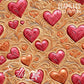 Tooled Leather Hearts - 25 Tiled Pattern Digital Images (Seamless)