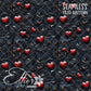 Tooled Leather Hearts - 25 Tiled Pattern Digital Images (Seamless)