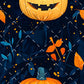 Fall Theme Halloween - 10 Tiled Pattern Digital Images (Seamless) - 11 Pen Wraps (Seamless)