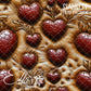 Tooled Leather Hearts - 25 Tiled Pattern Digital Images (Seamless)