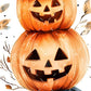 Fall Theme Halloween - 10 Tiled Pattern Digital Images (Seamless) - 11 Pen Wraps (Seamless)