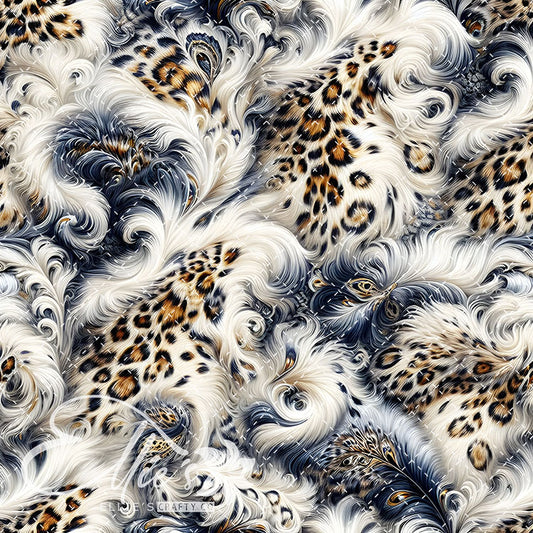 Feathered Leopard V1 20 Digital Images (Not Seamless)