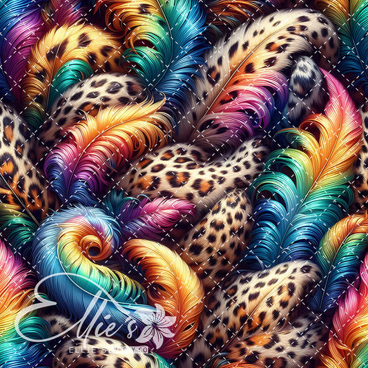 Lisa Frank Leopard V1 20 Digital Images (Not Seamless)