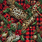 Leopard Christmas 18 Digital Images (Not Seamless)