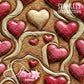 Tooled Leather Hearts - 25 Tiled Pattern Digital Images (Seamless)