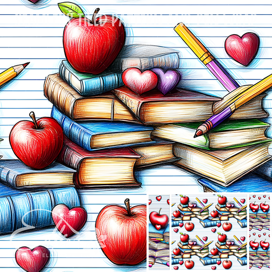 Image 254 - Seamless Tiled Pattern Digital Images for Vinyl/Tumbler Wraps & Pen Wraps