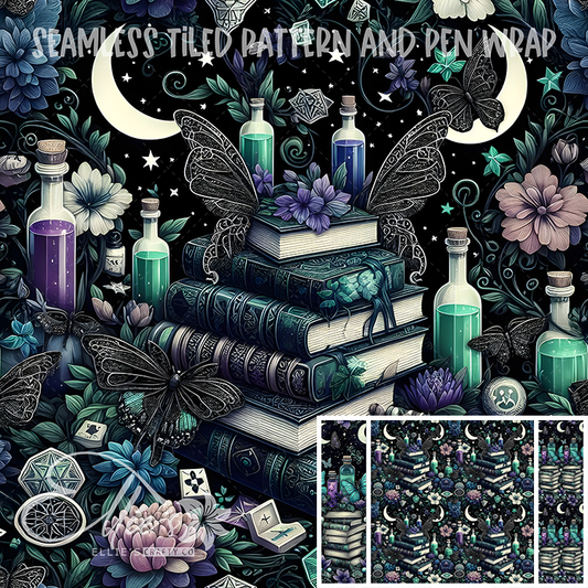 Image 266 - Seamless Tiled Pattern Digital Images for Vinyl/Tumbler Wraps & Pen Wraps