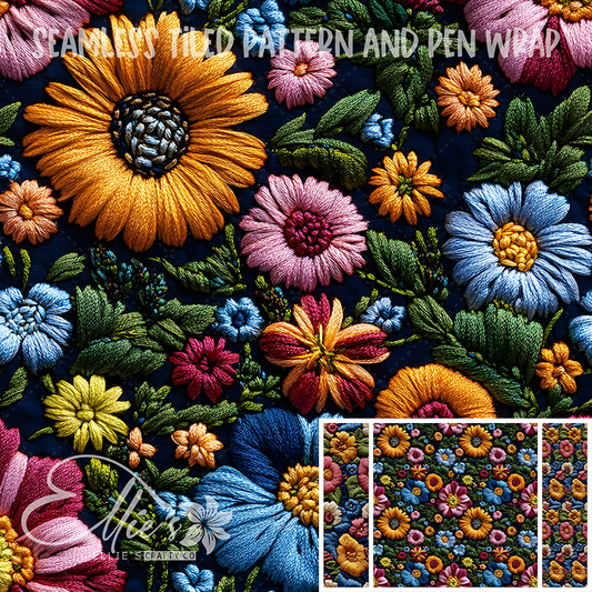 Image 272 - Seamless Tiled Pattern Digital Images for Vinyl/Tumbler Wraps & Pen Wraps