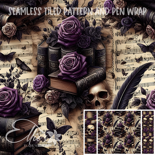 Image 276 - Seamless Tiled Pattern Digital Images for Vinyl/Tumbler Wraps & Pen Wraps