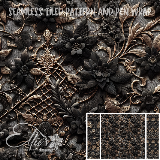 Image 280 - Seamless Tiled Pattern Digital Images for Vinyl/Tumbler Wraps & Pen Wraps