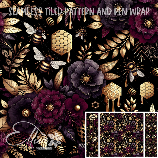 Image 285 - Seamless Tiled Pattern Digital Images for Vinyl/Tumbler Wraps & Pen Wraps
