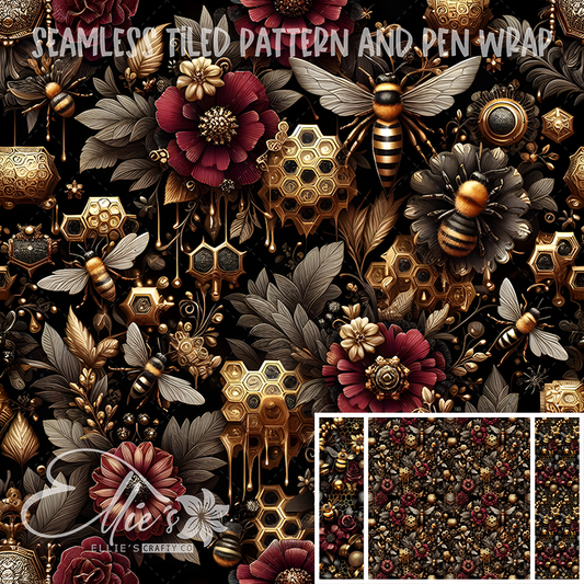 Image 288 - Seamless Tiled Pattern Digital Images for Vinyl/Tumbler Wraps & Pen Wraps
