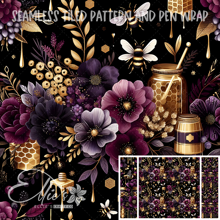 Image 289 - Seamless Tiled Pattern Digital Images for Vinyl/Tumbler Wraps & Pen Wraps