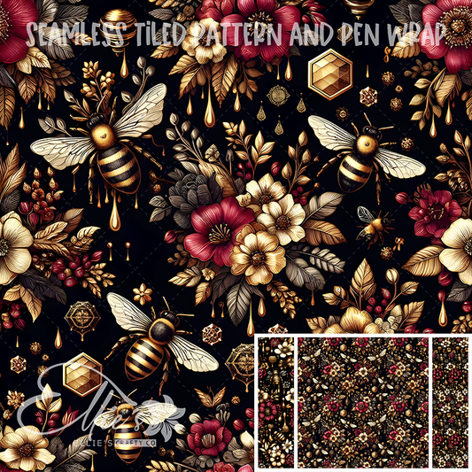 Image 290 - Seamless Tiled Pattern Digital Images for Vinyl/Tumbler Wraps & Pen Wraps
